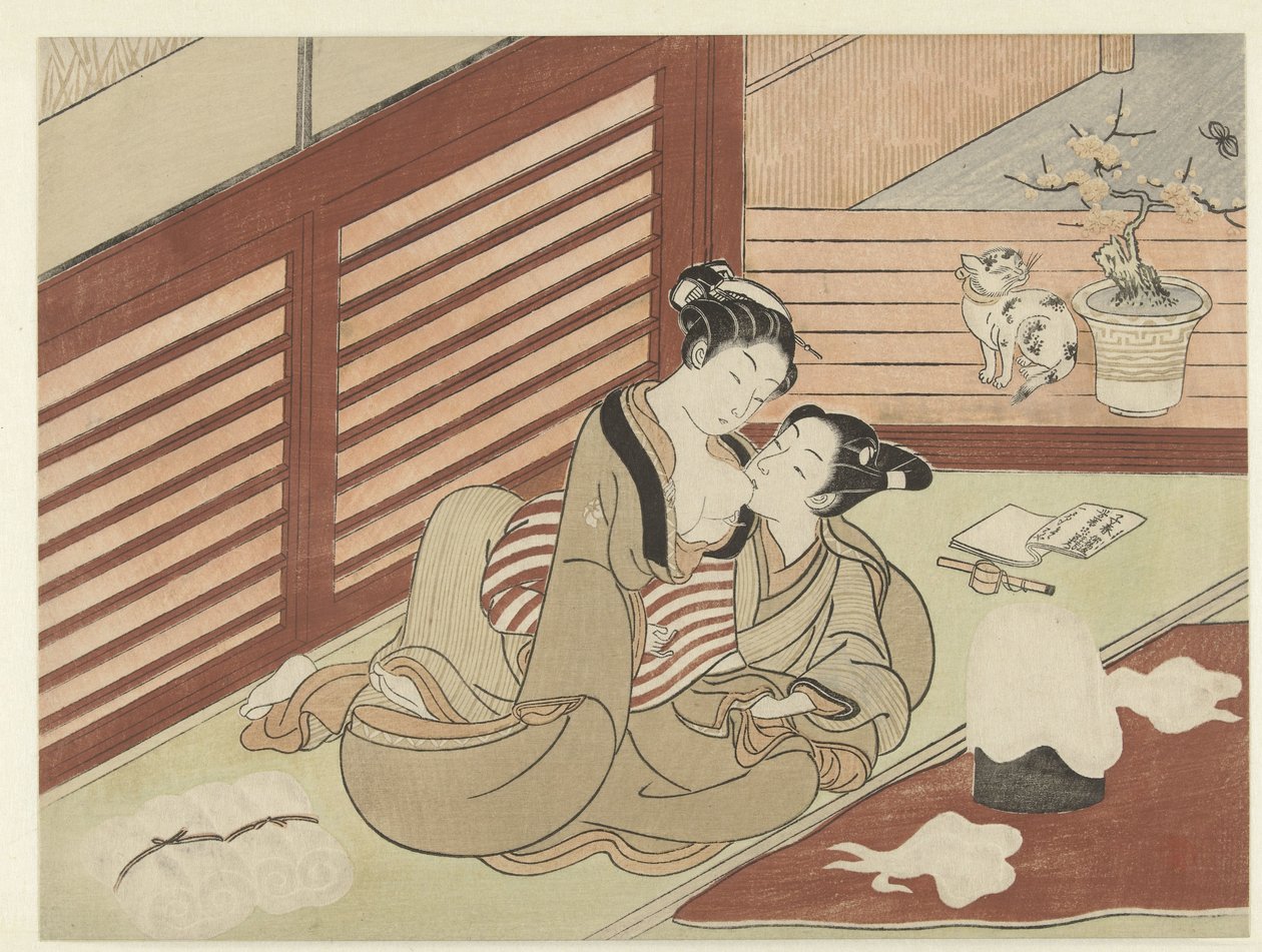 Coppia innamorata da Suzuki Harunobu