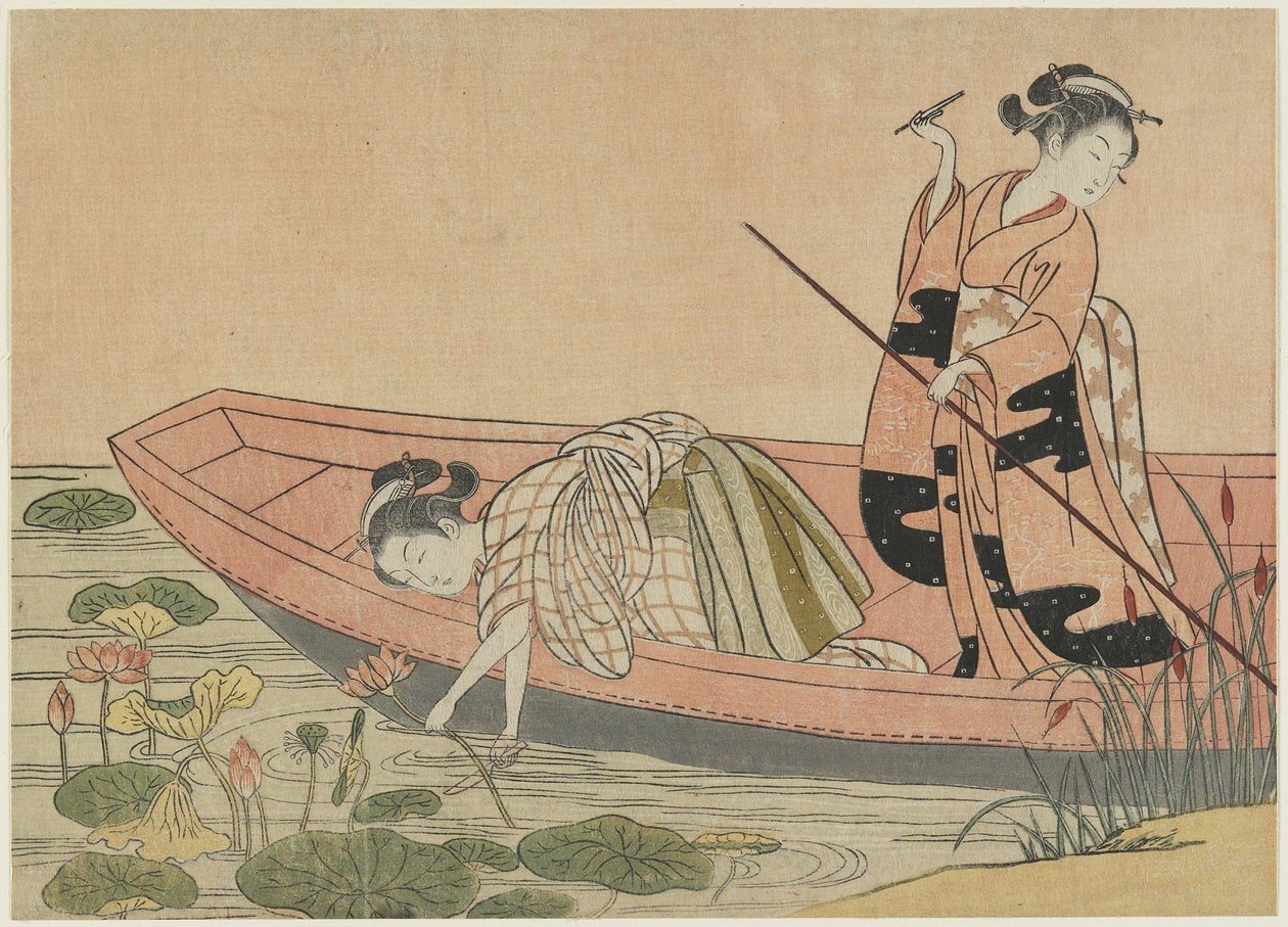 Mitate di Zhou Maoshu, dopo il 1765 da Suzuki Harunobu
