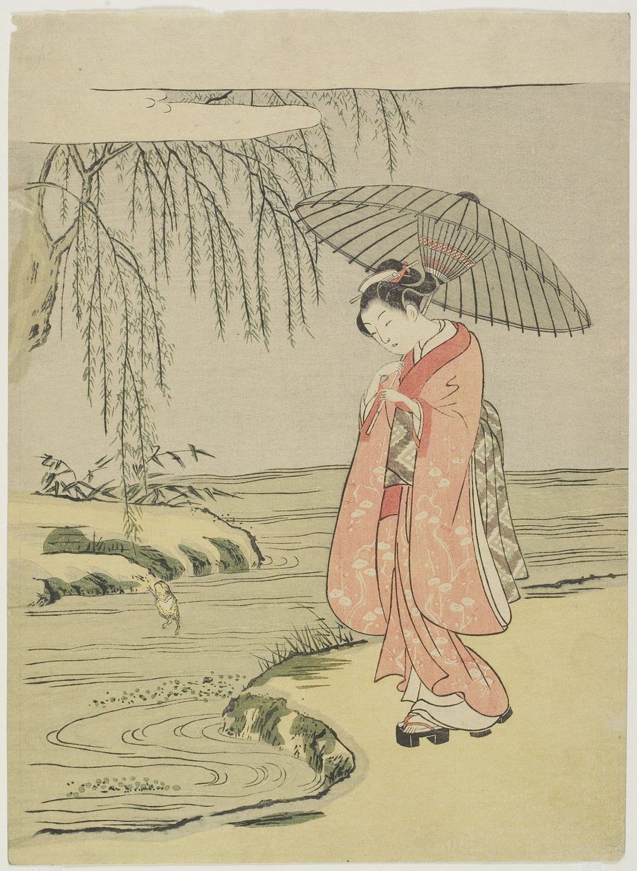 Mitate del calligrafo Ono no To_fu_ da Suzuki Harunobu