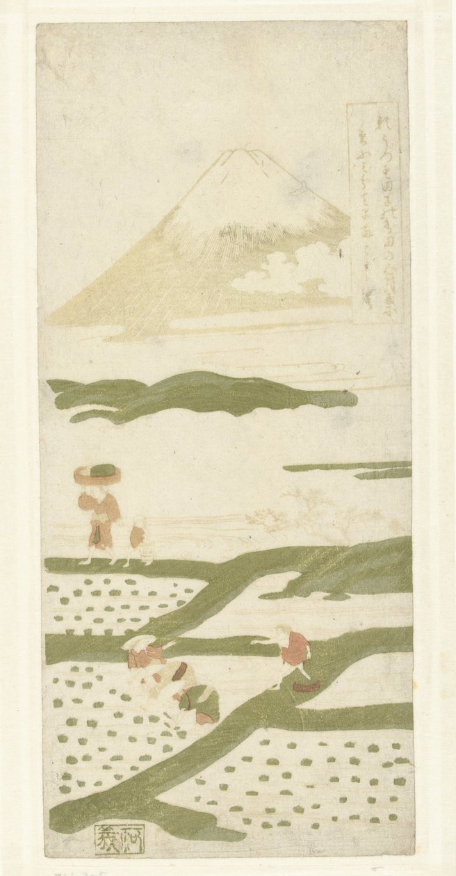 Piantatori di riso da Suzuki Harunobu