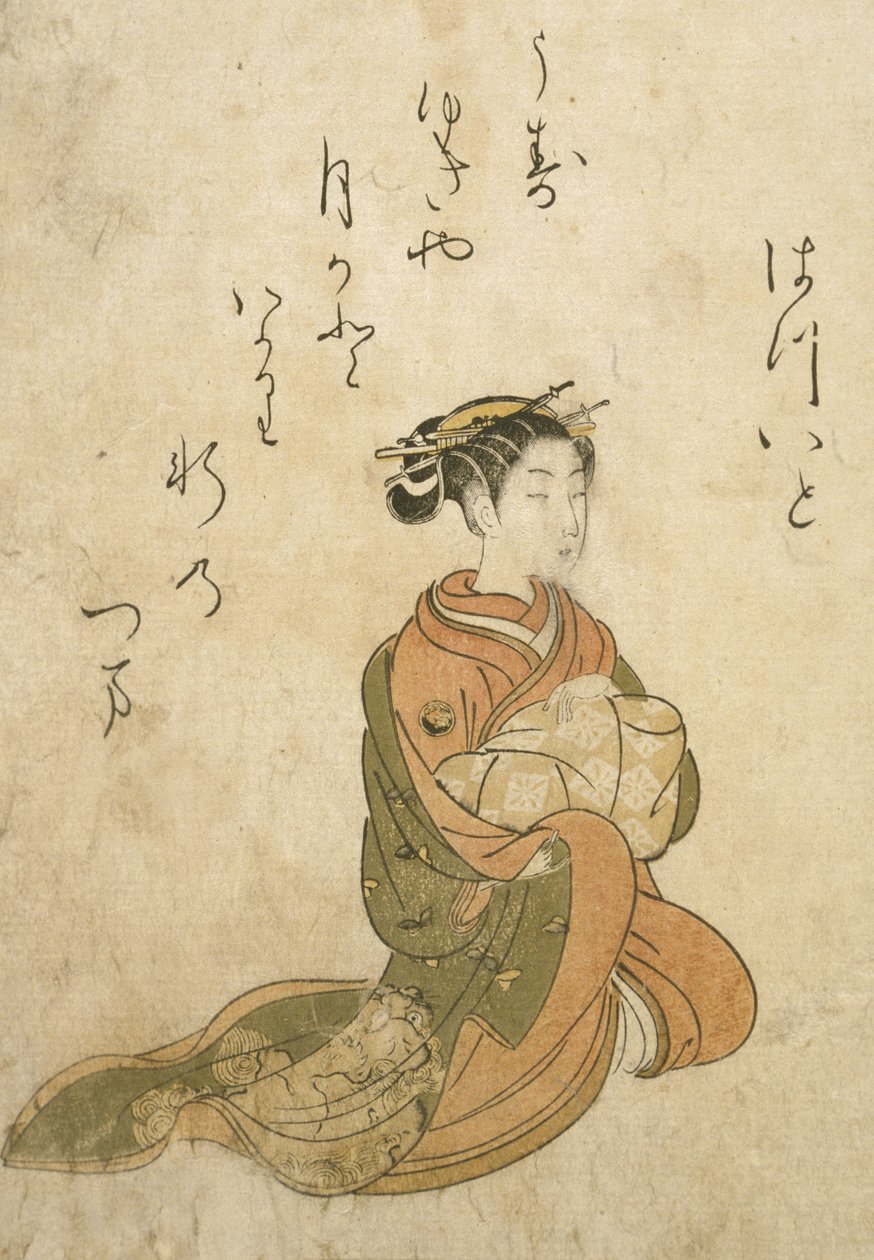 La cortigiana Hatsuito da Suzuki Harunobu
