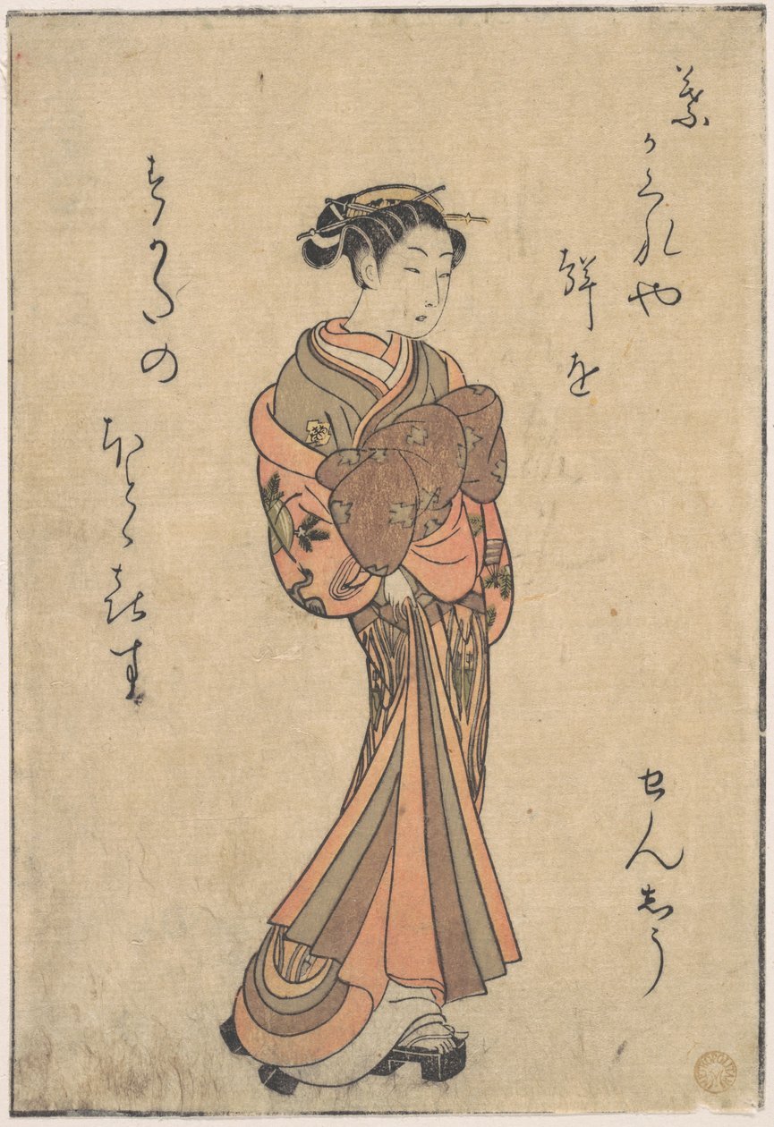 Le cortigiane, dalla serie «Seiro Bijin Awase Carver e Shigoro» (sic.) da Suzuki Harunobu