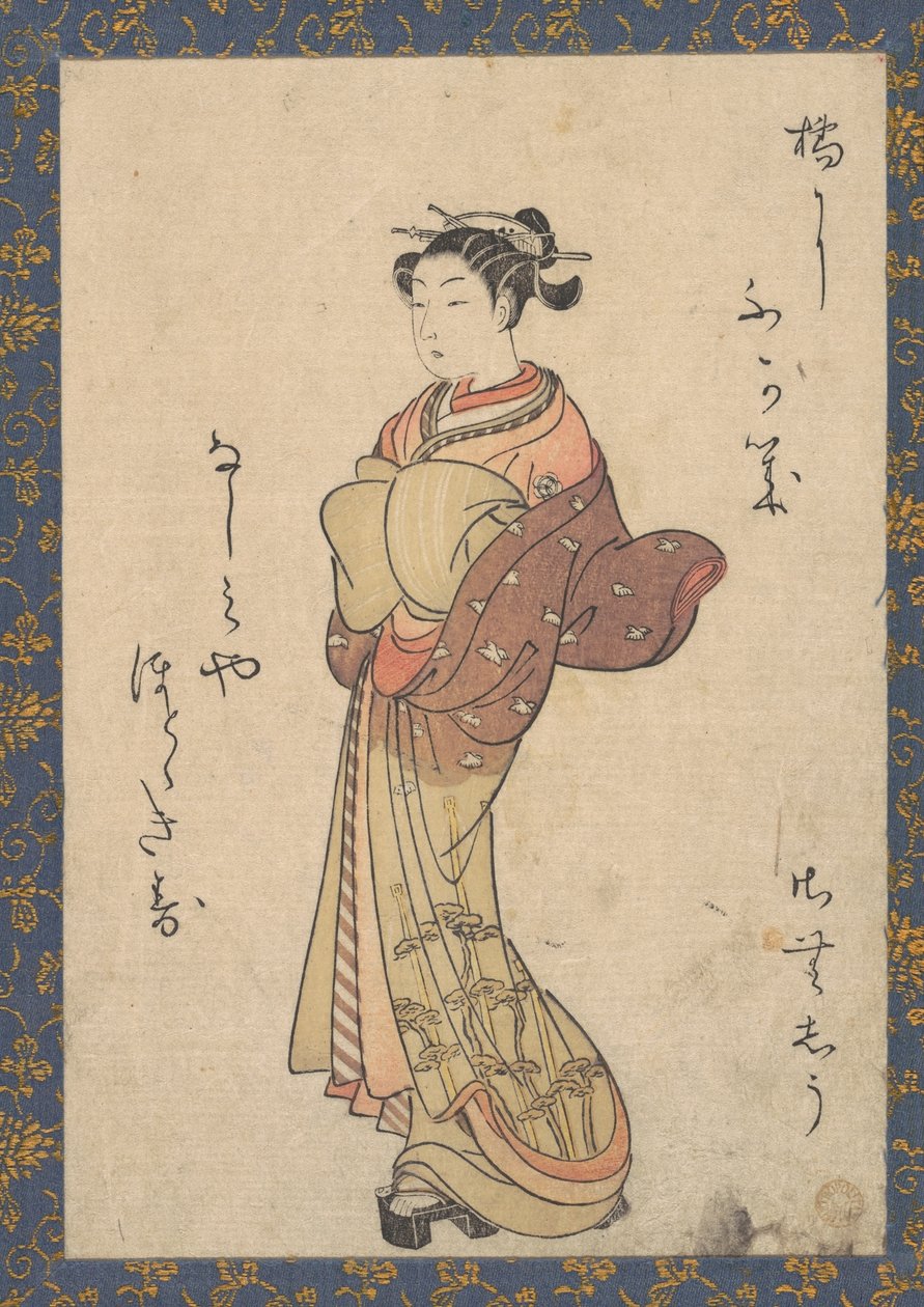 Le cortigiane, dalla serie "Seiro Bijin Awase Carver End Shigoro" (sic) da Suzuki Harunobu