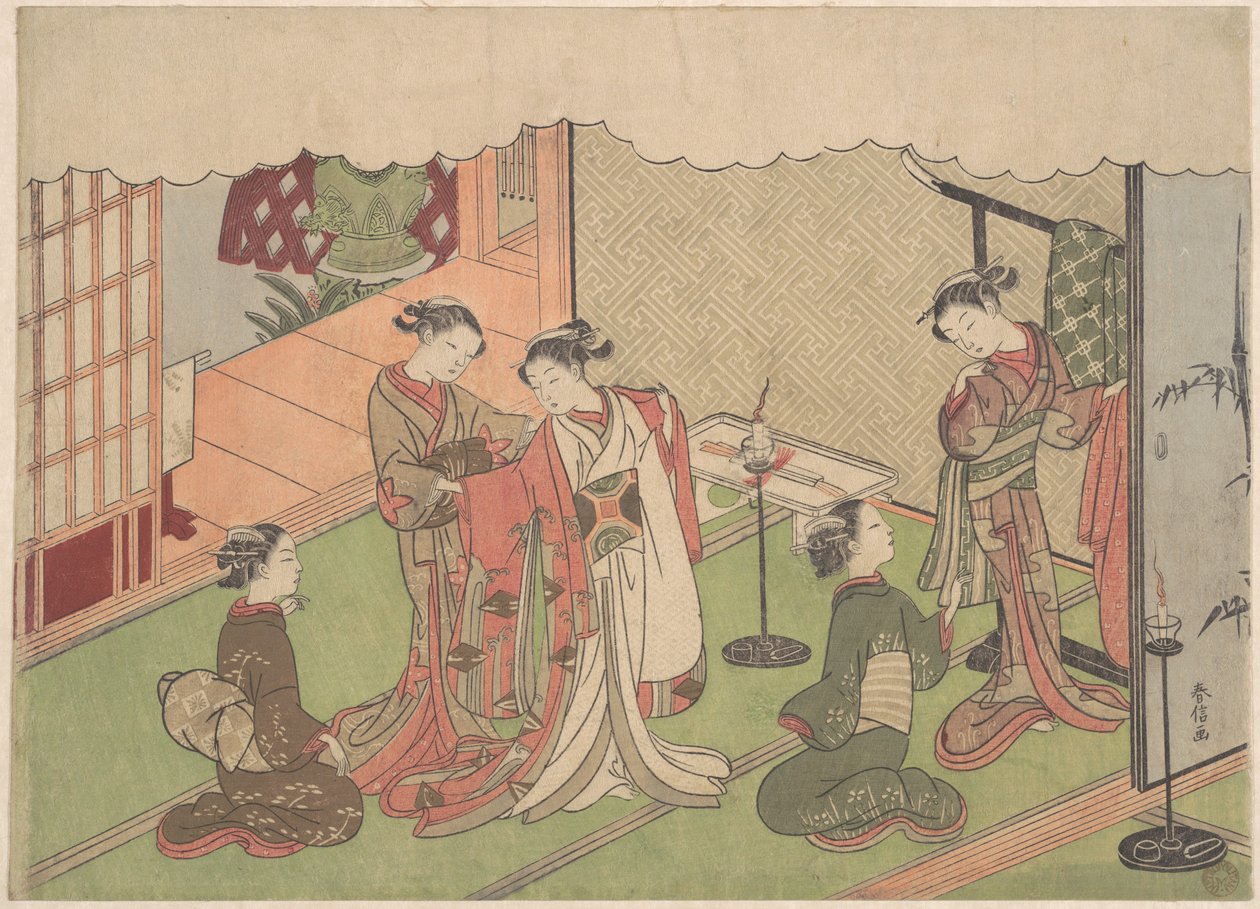 La cerimonia nuziale da Suzuki Harunobu