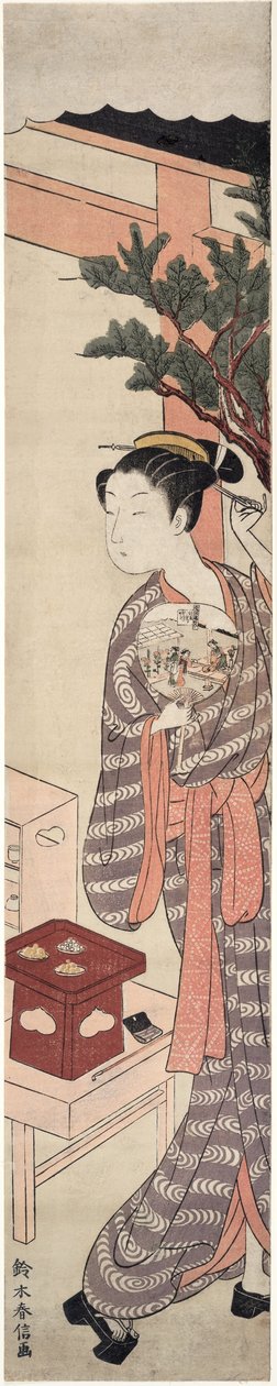 La bancarella del tè - Kagiya Osen da Suzuki Harunobu