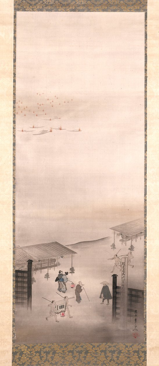 Yoshiwara e Shinagawa da Suzuki Kiitsu