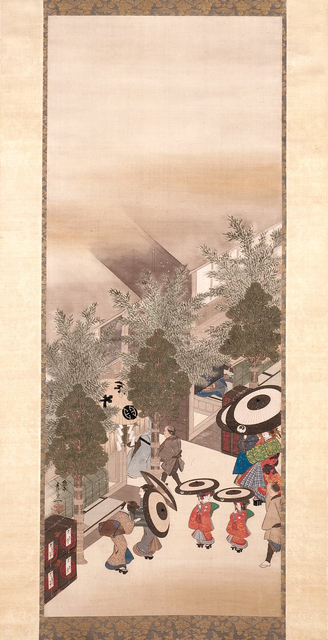 Yoshiwara e Shinagawa da Suzuki Kiitsu