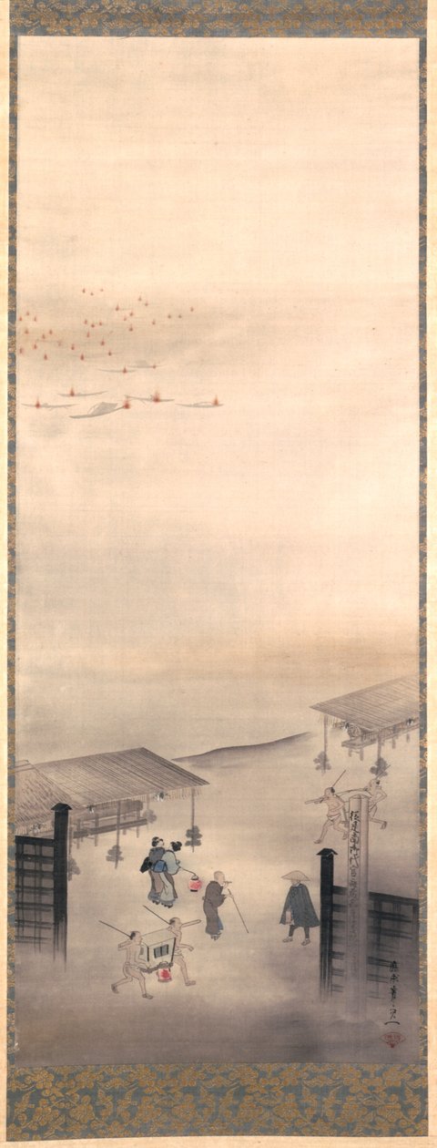 Yoshiwara e Shinagawa, Periodo Edo da Suzuki Kiitsu
