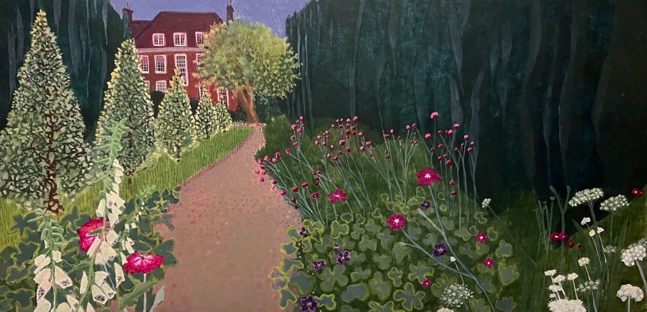 Giardino di Fenton House, 2025 (tempera all