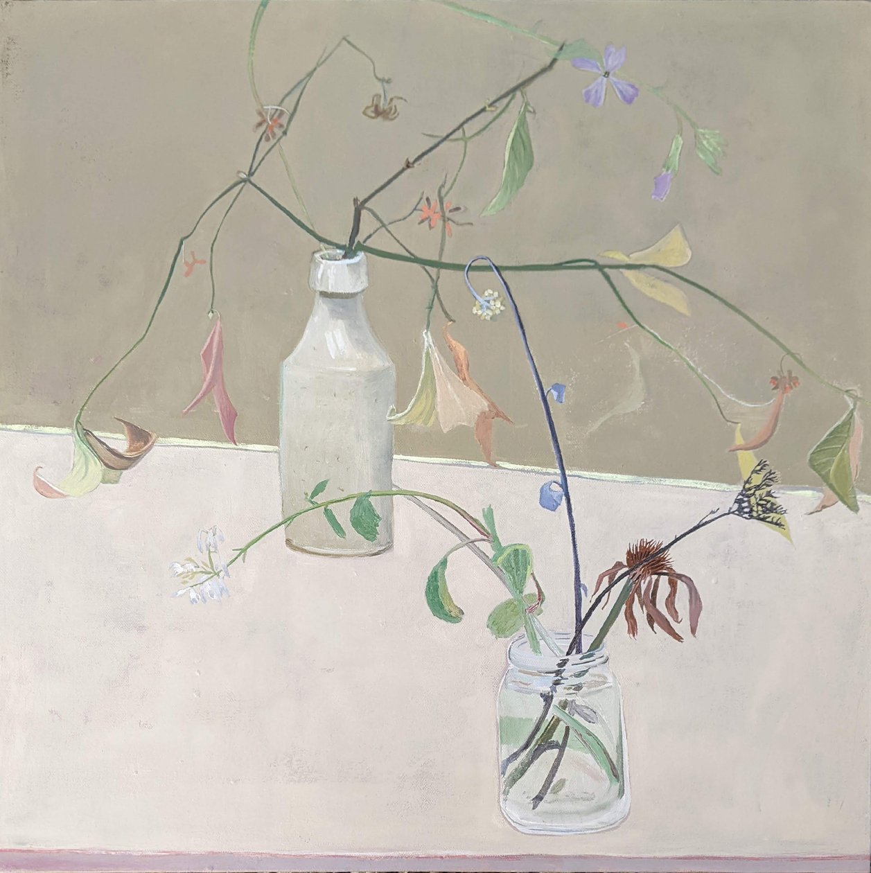 Resti, 2022 (olio su lino) da Suzy Fasht