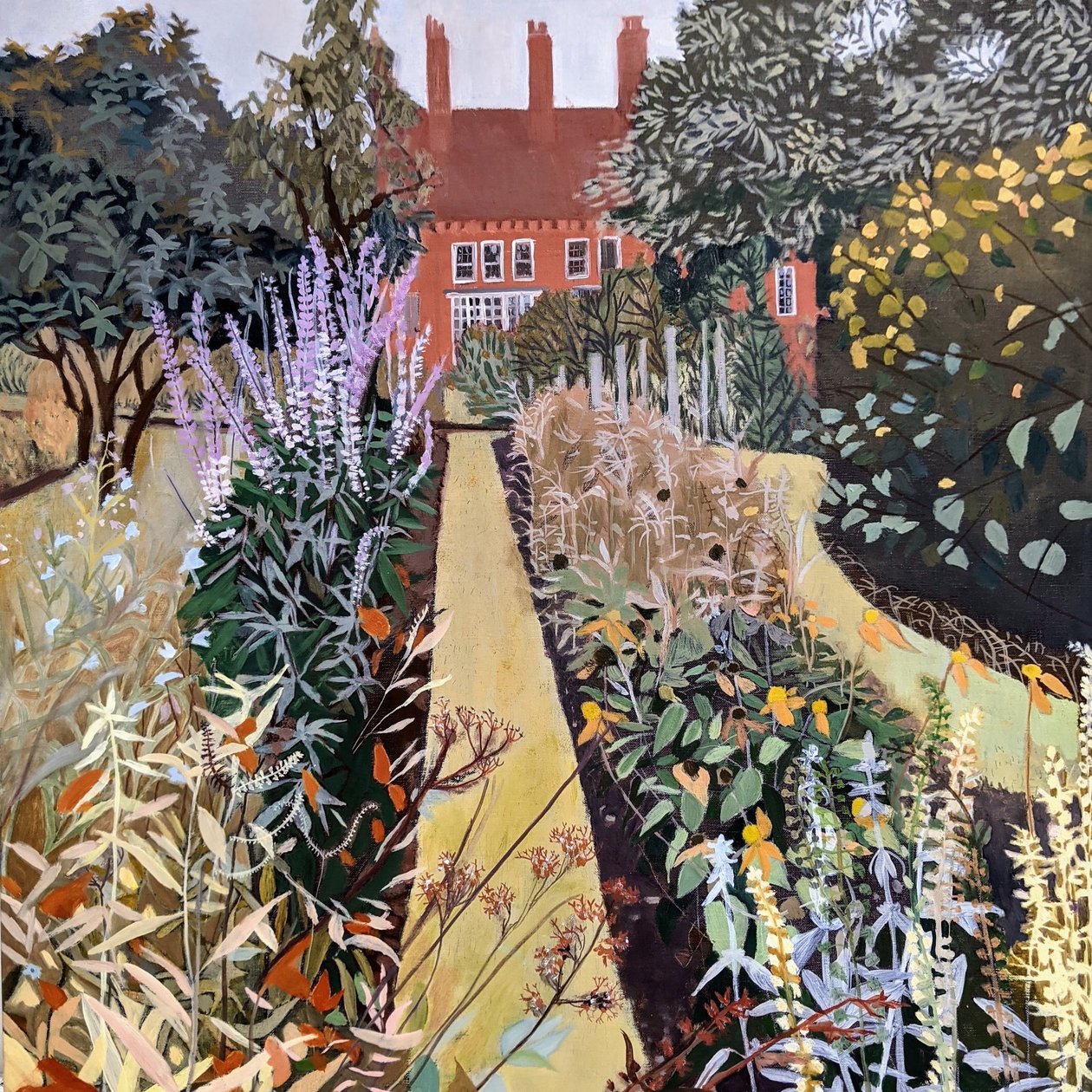 Il giardino fisico, 2022 (olio su lino) da Suzy Fasht