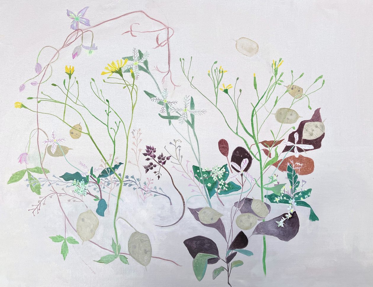 Cose selvagge, 2024 (olio su lino) da Suzy Fasht