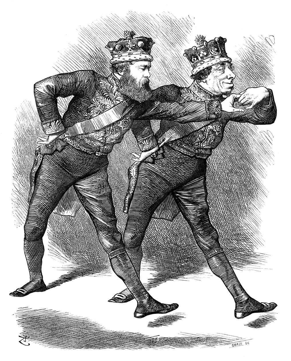 Il Pas De Deux!, 1878 da Swain