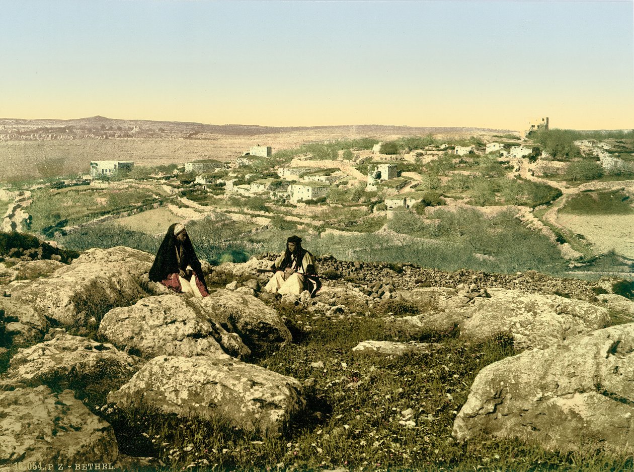 Veduta generale di Beitin (Bethel) da Swiss Photographer