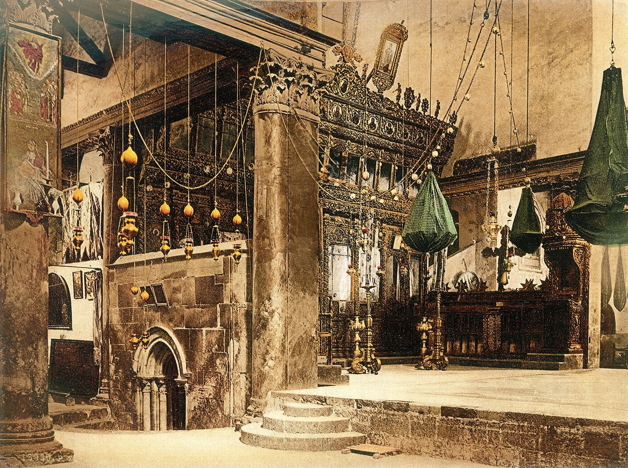 Interno della Chiesa della Natività, Betlemme da Swiss Photographer