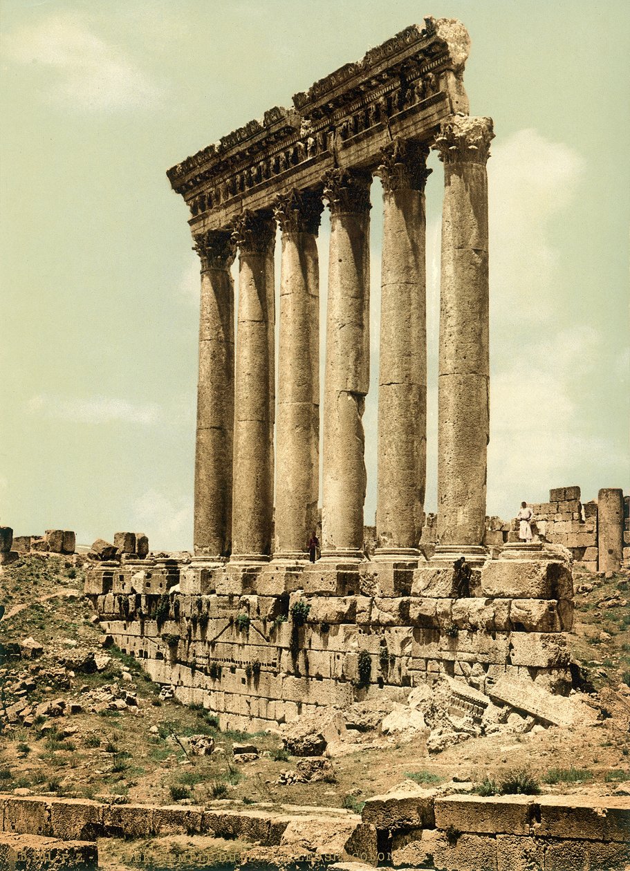 Peristilio del Tempio di Giove, Baalbek da Swiss Photographer