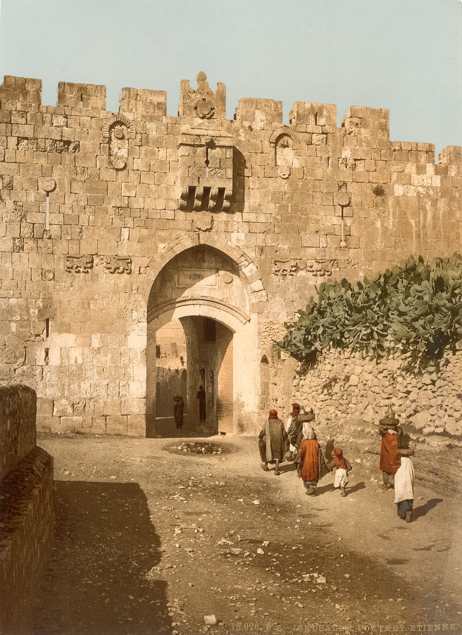 Porta di Santo Stefano, anche chiamata Porta dei Leoni, Gerusalemme da Swiss Photographer