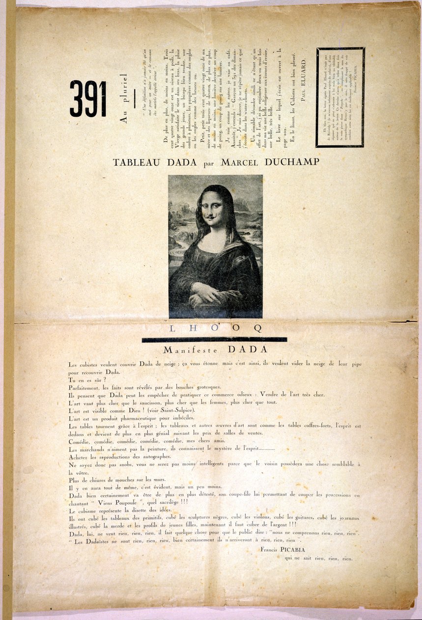Rivista Dada 391, n.8, Zurigo, febbraio 1919 da Swiss School