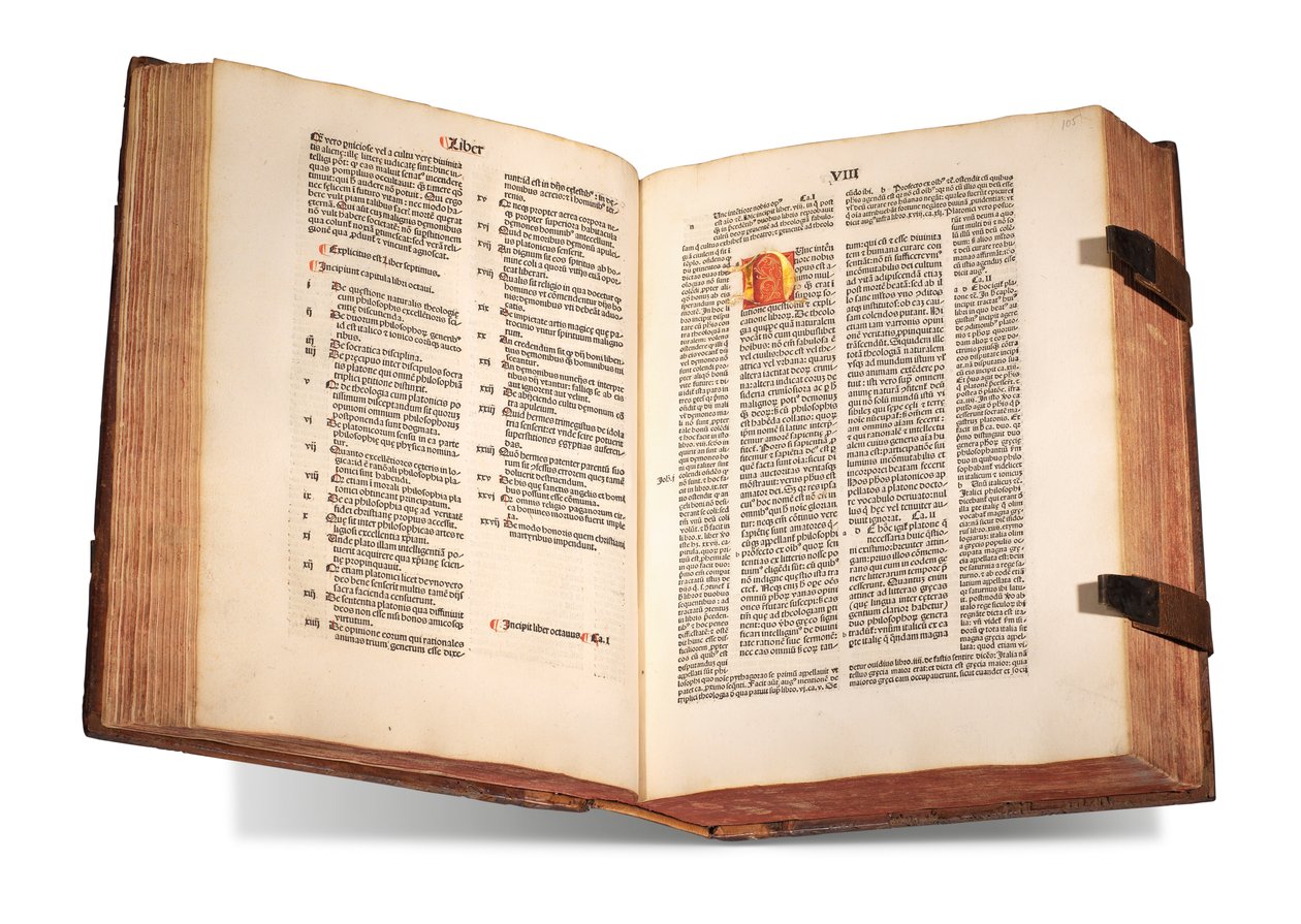 De civitate Dei, con commento di Thomas Waleys e Nicolaus Trivet, di Agostino d