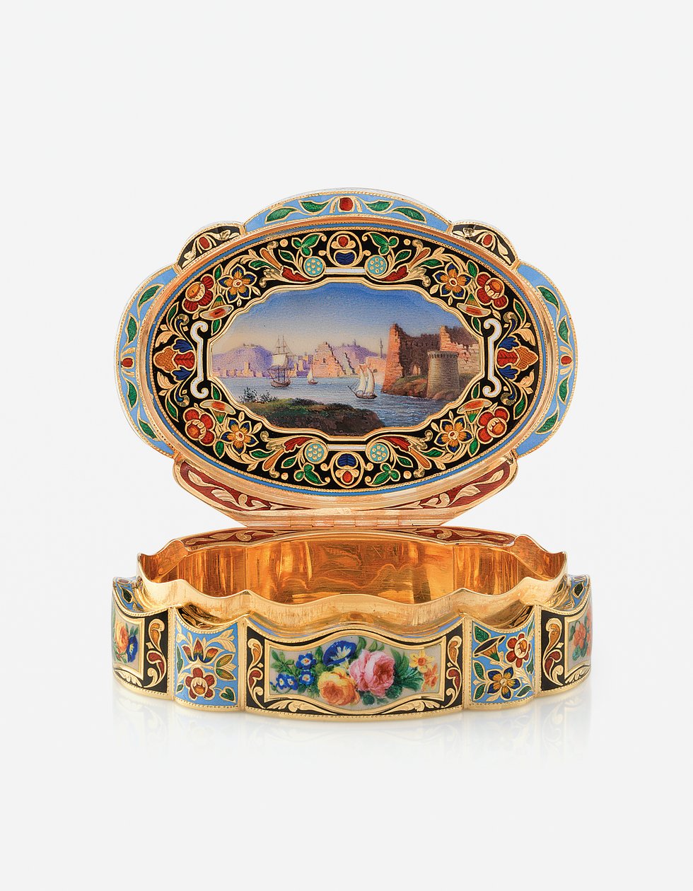 Tabacchiera di presentazione per il mercato orientale, Ginevra, c.1830 da Swiss School