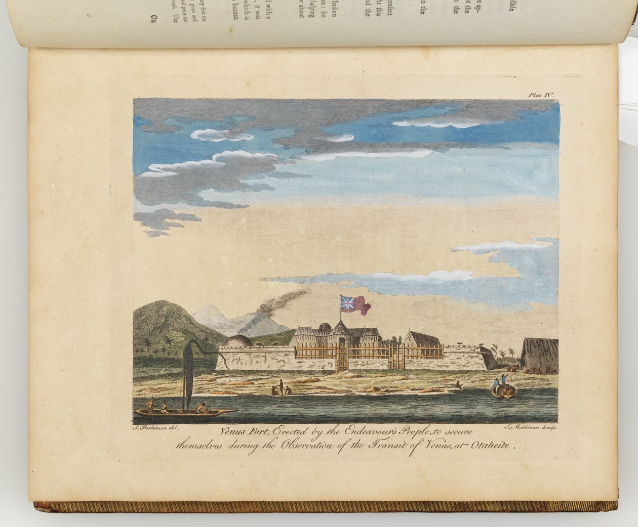 Venus Fort, illustrazione da "Diario di un viaggio nei Mari del Sud: sulla nave di Sua Maestà, l