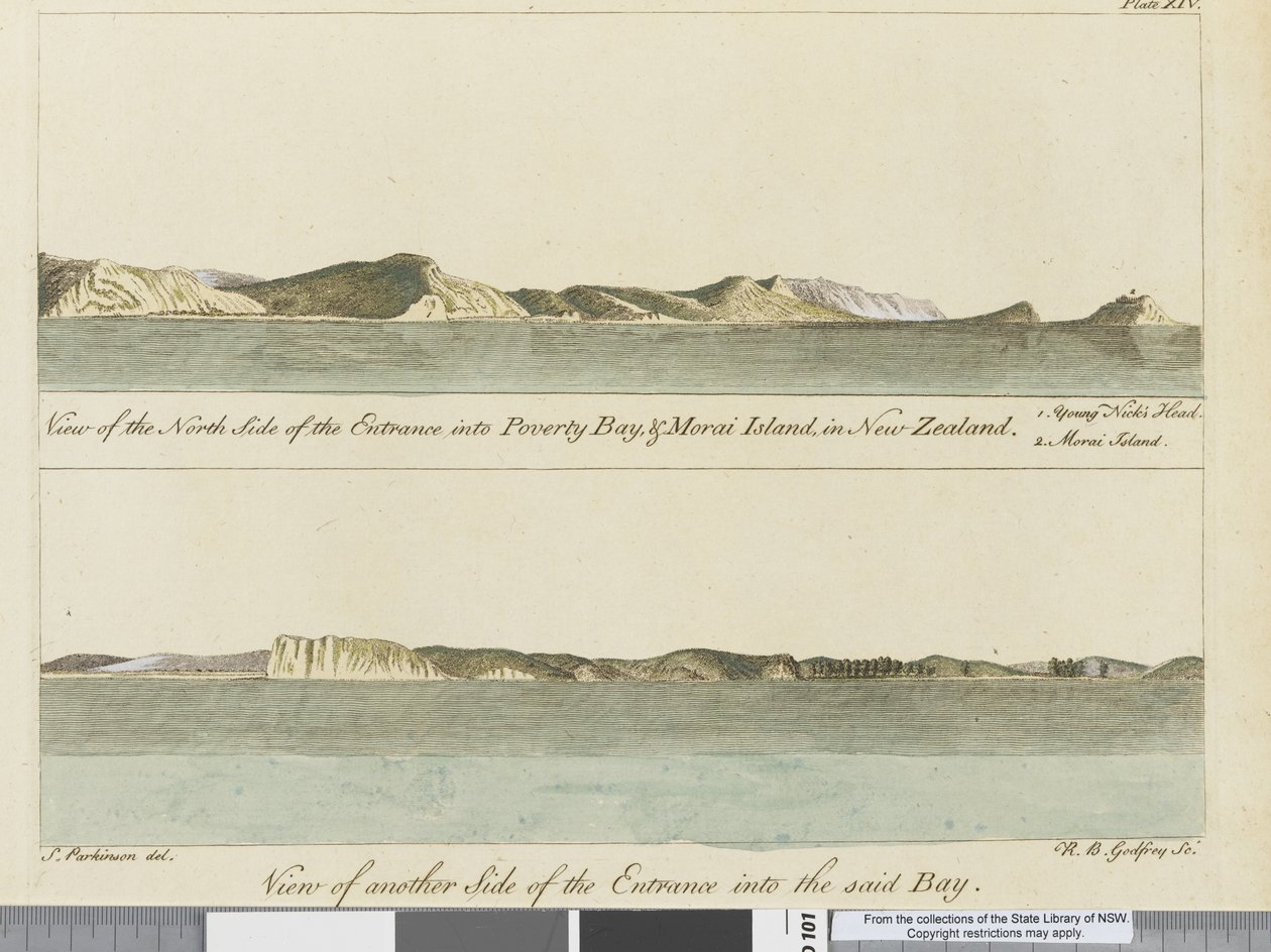Illustrazione da Un diario di un viaggio nei mari del sud: sulla nave di Sua Maestà, l