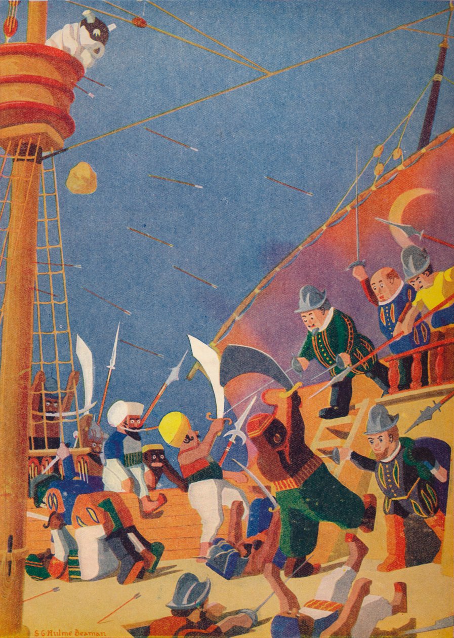 La Lotta con i Corsari da Sydney George Hulme Beaman