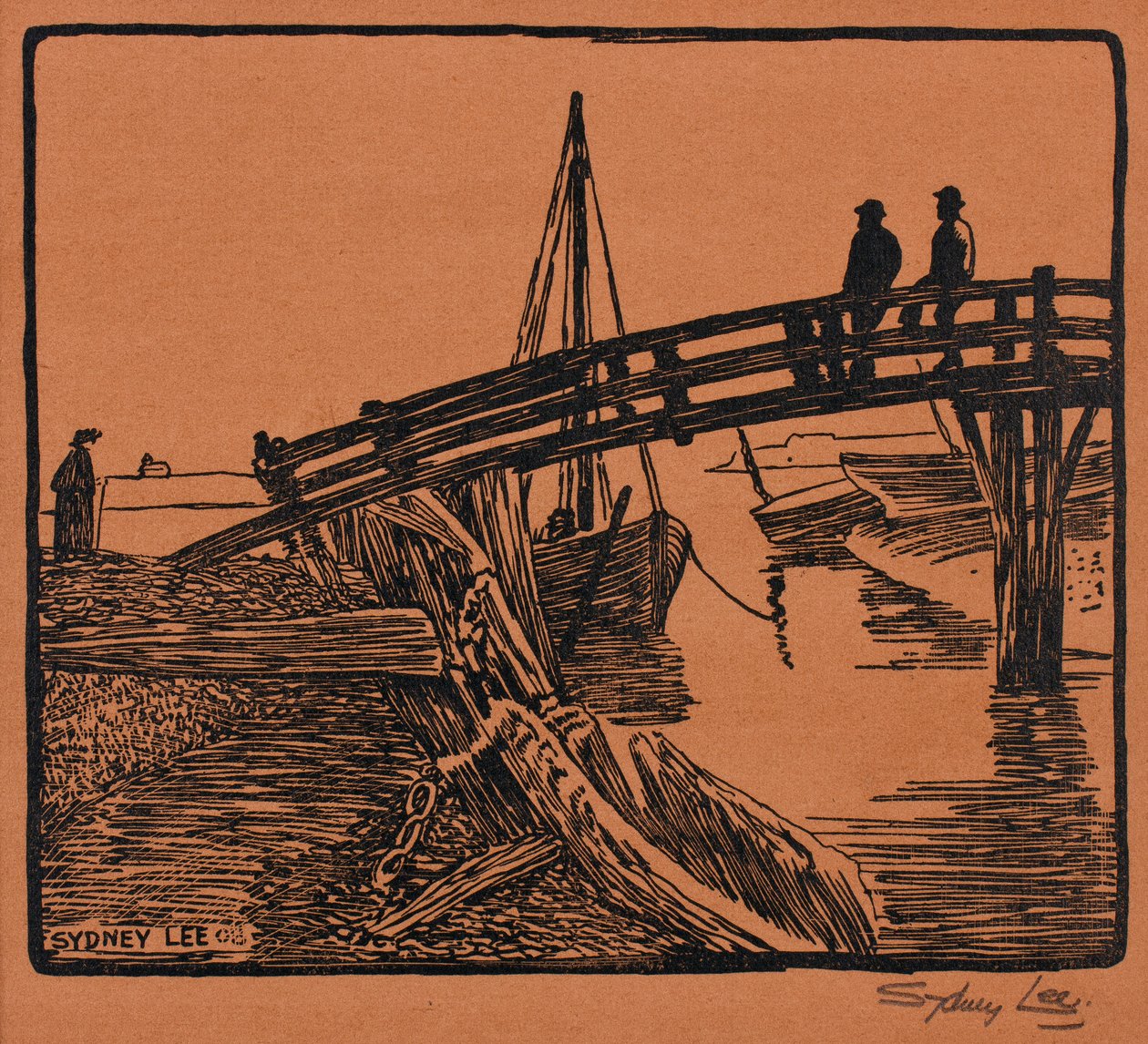 Il ponte, Walberswick da Sydney Lee
