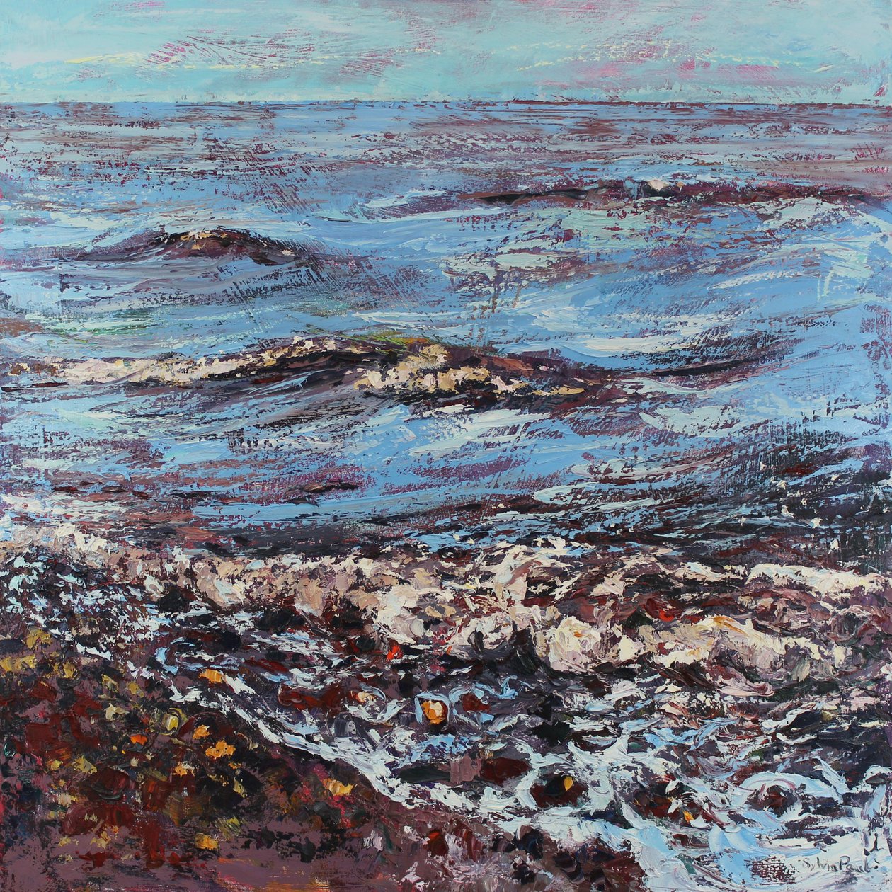 Fresh and Breezy, 2021 (olio su tela) da Sylvia Paul