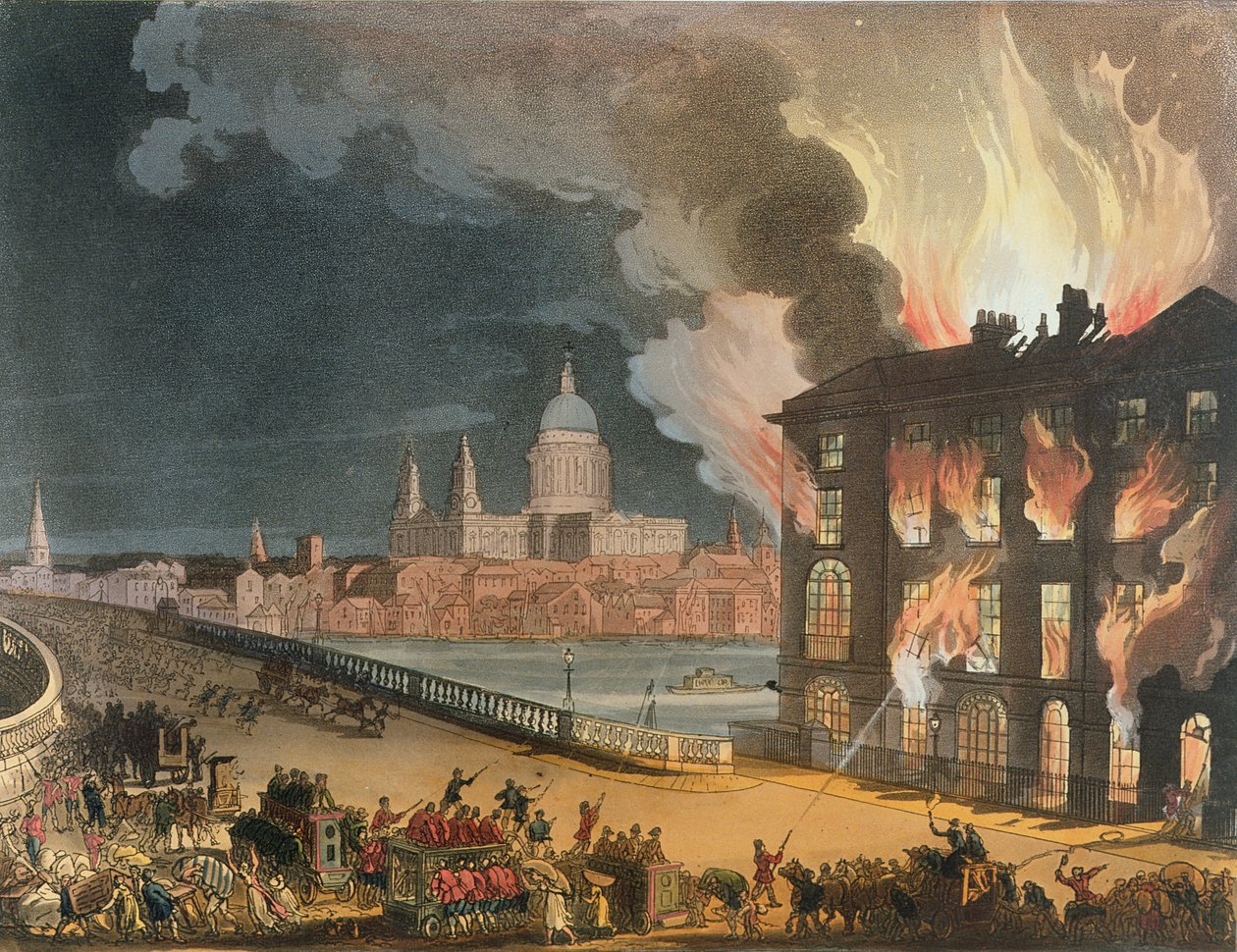 Incendio a Londra, da 