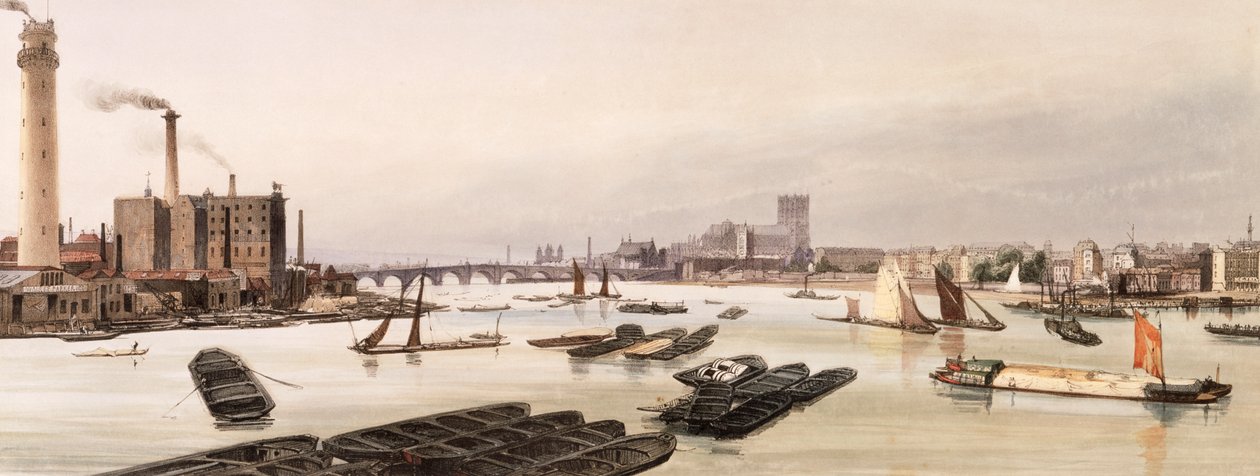 Westminster dal ponte di Waterloo, Londra da TS Bays