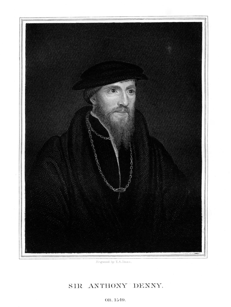 Sir Anthony Denny, cortigiano di Enrico VIII, 1827 da T. A. Dean