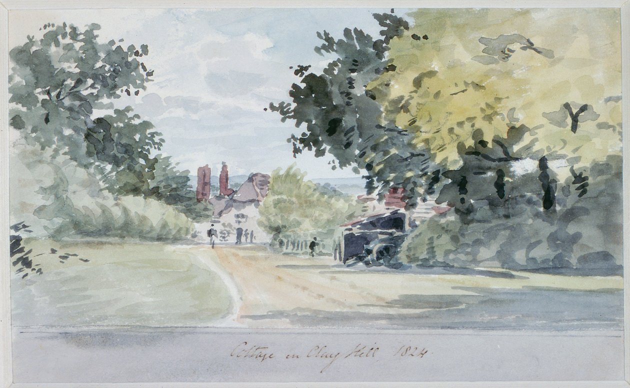 Cottage su Clay Hill, Enfield da T. Clark