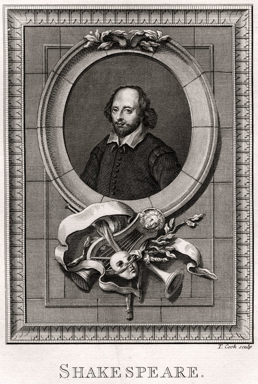 Shakespeare, 1776 da T. Cook