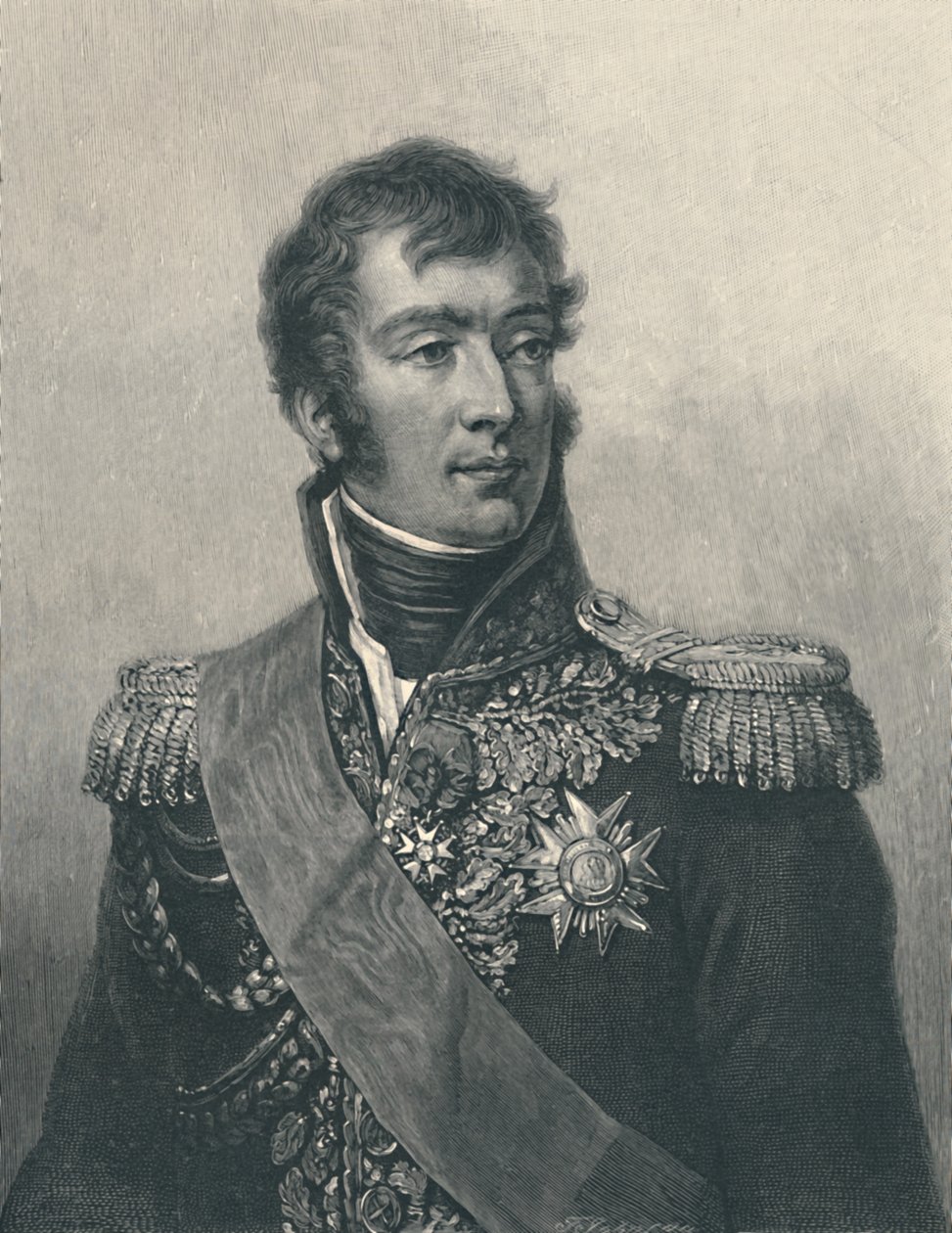 Maresciallo August-Frédéric-Louis Viesse De Marmont, Duca di Ragusa, c1810, 1896 da T. Johnson