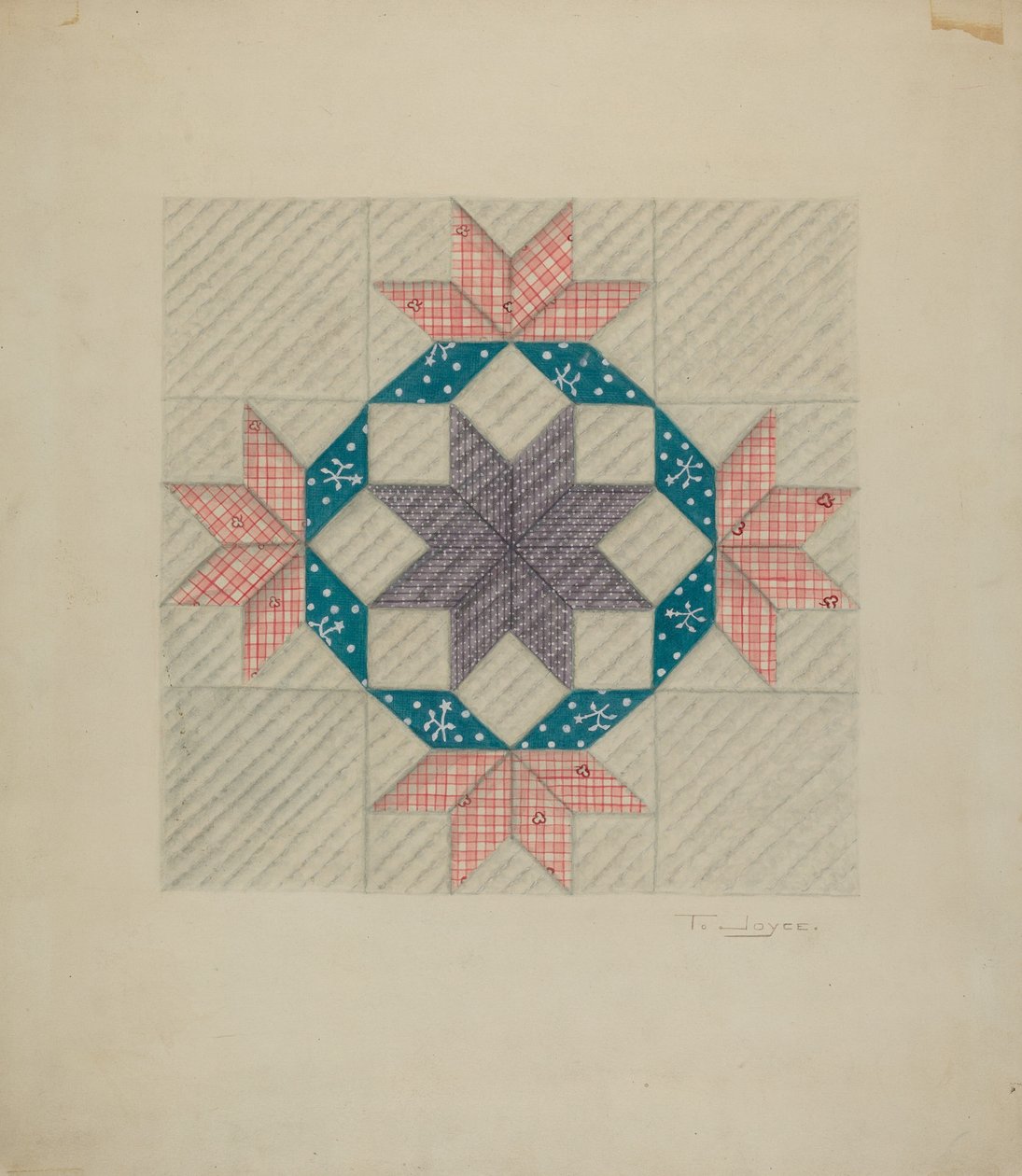 Modello di Quilt Patchwork da T. Joyce