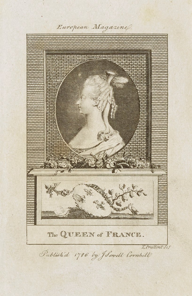 Regina di Francia da T. Prattent