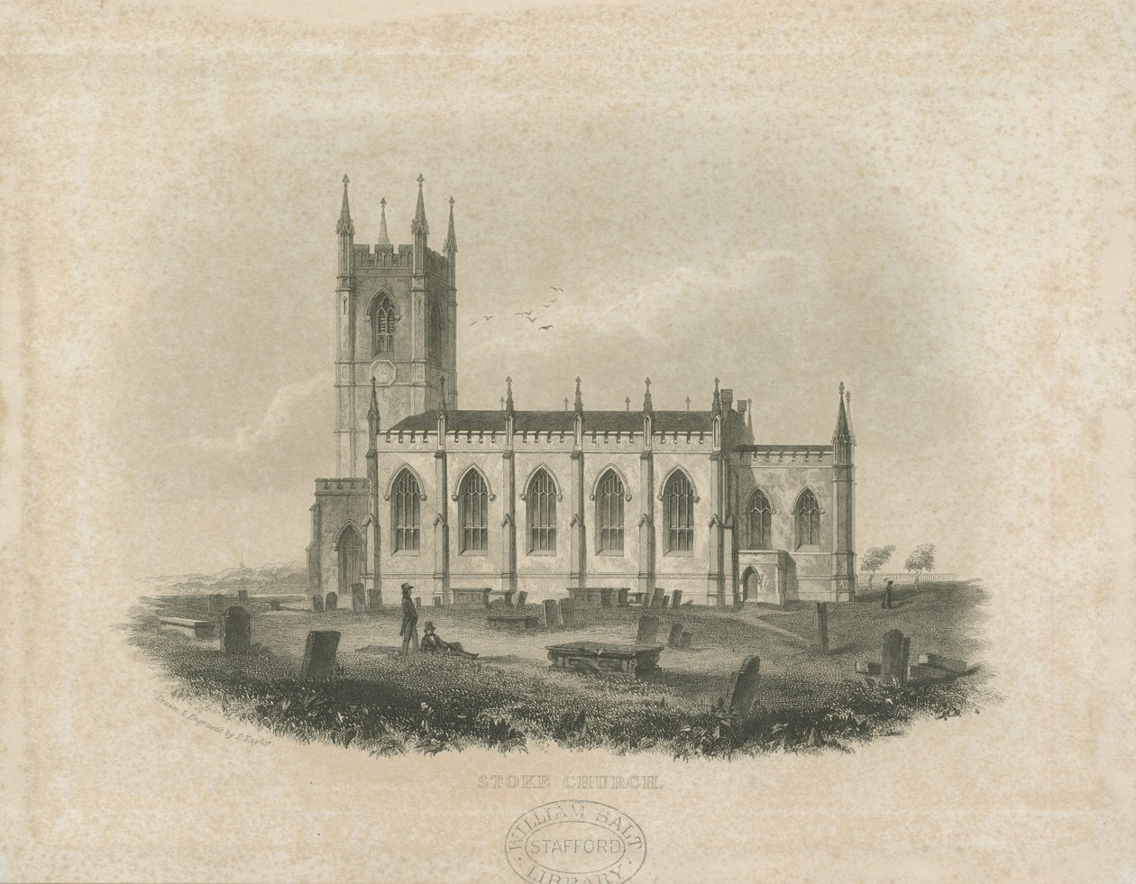 Chiesa di Stoke-upon-Trent [Nuova] da T Taylor