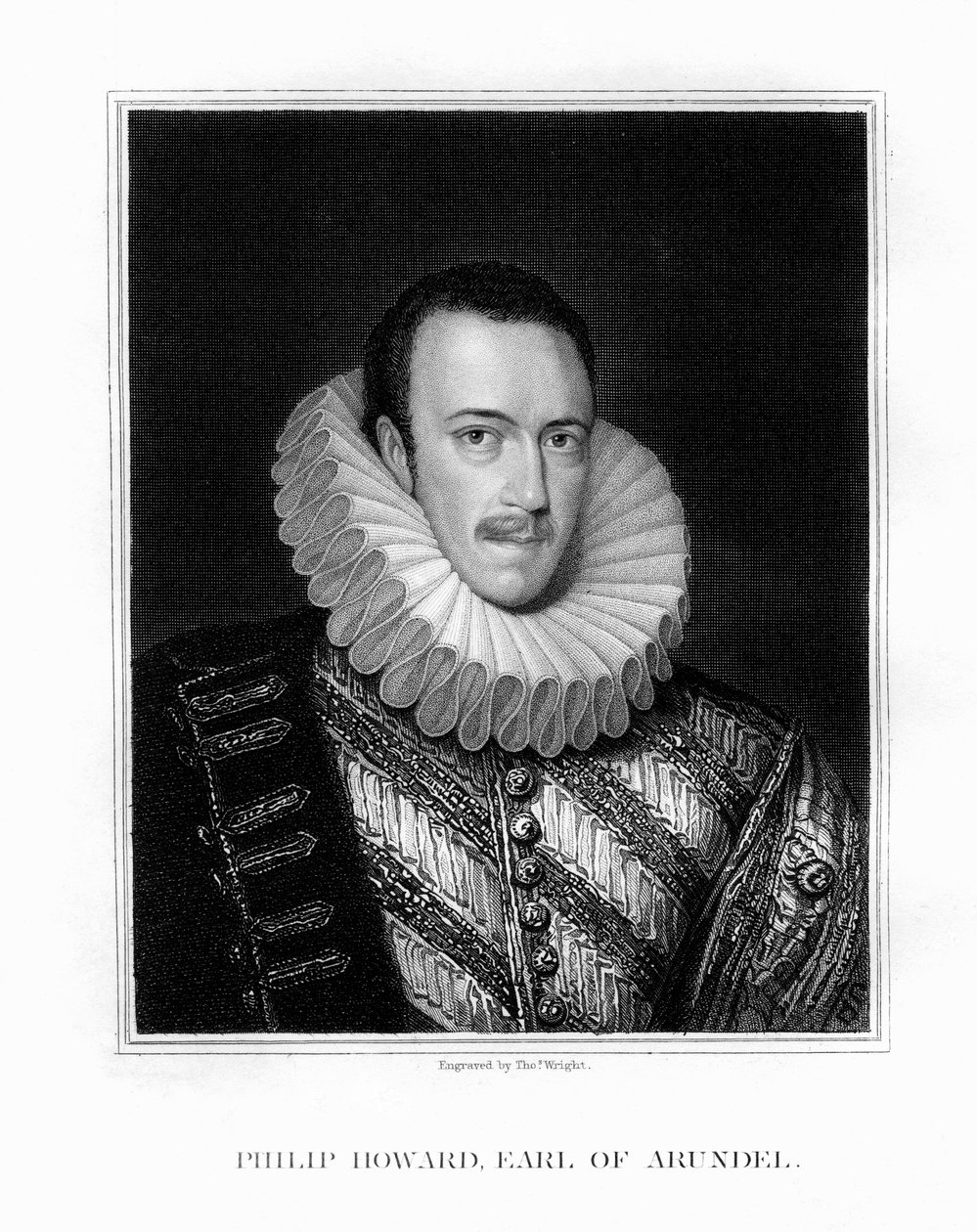 San Filippo Howard, 20° conte di Arundel, nobile inglese da T. Wright