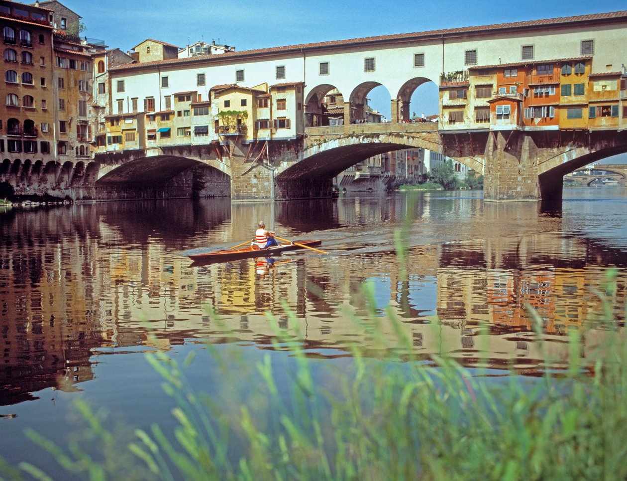 Il Ponte Vecchio, costruito nel 1345 da Taddeo Gaddi
