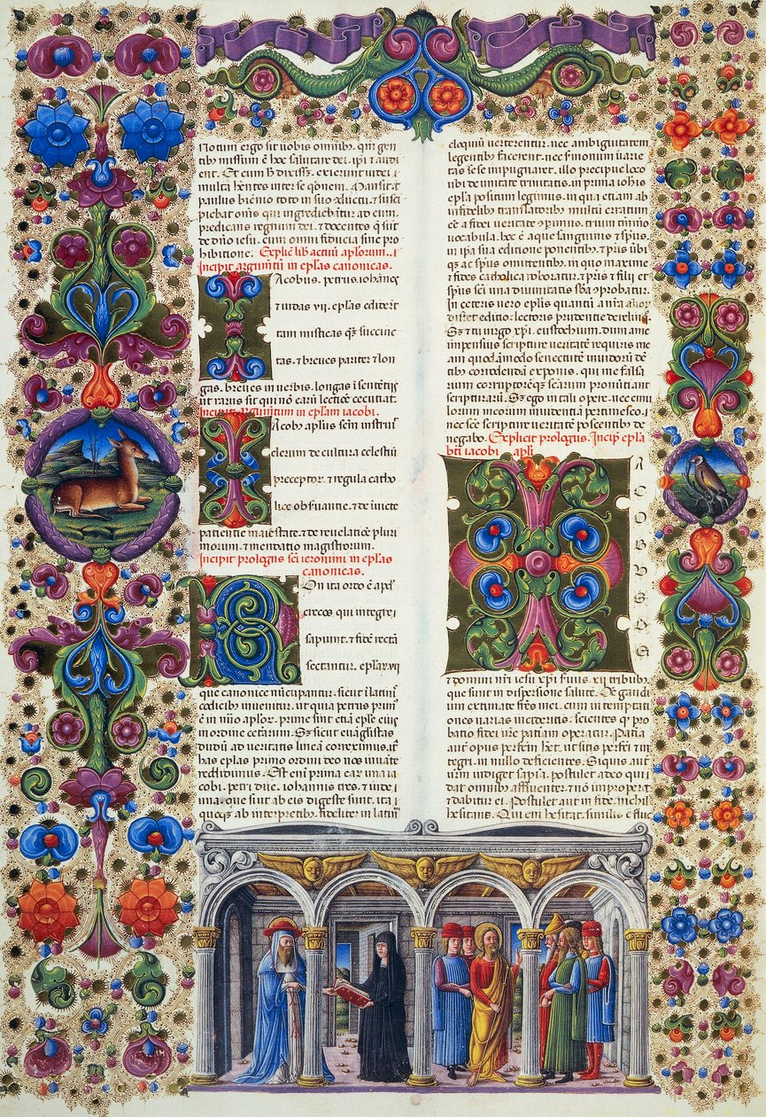 La Lettera di Giacomo, secondo volume della Bibbia di Borso d