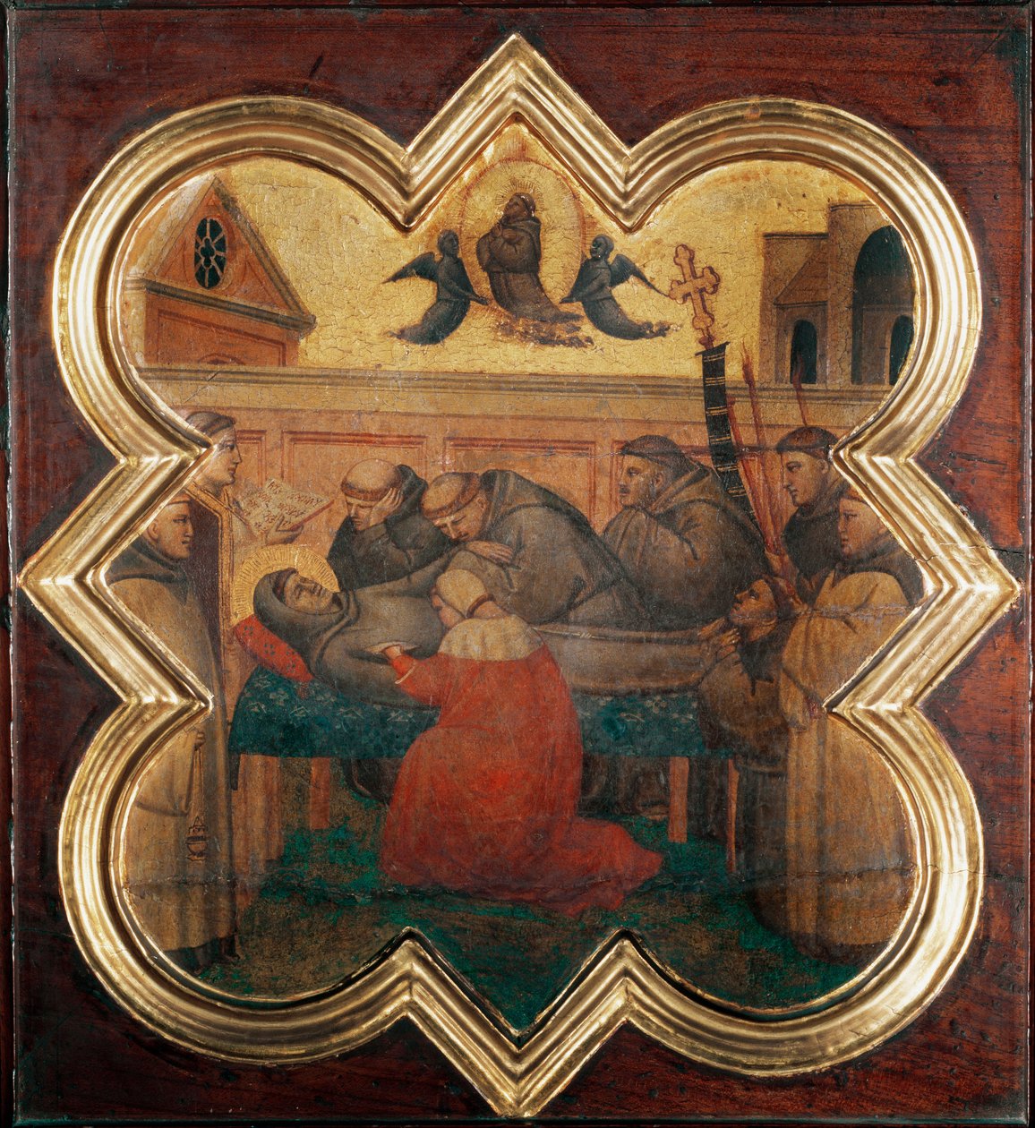 Vita di San Francesco: la morte del santo da Taddeo Gaddi
