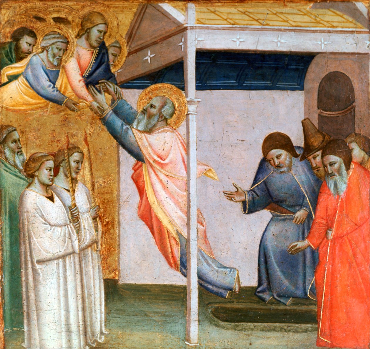 Scena dalla vita di San Giovanni, c1320-1366 da Taddeo Gaddi