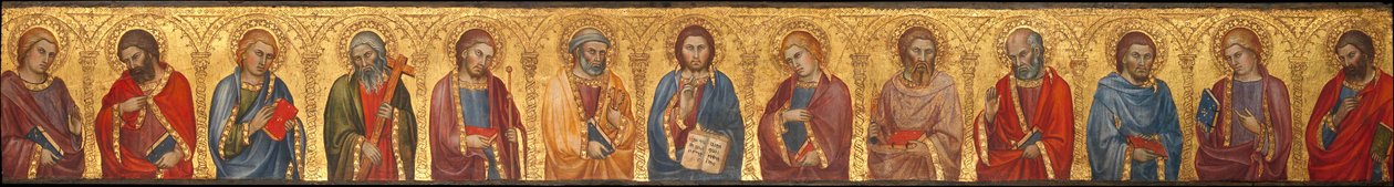 Cristo e i dodici apostoli da Taddeo di Bartolo