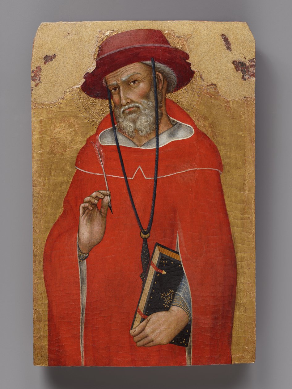 San Girolamo, uno dei due pannelli di una pala d