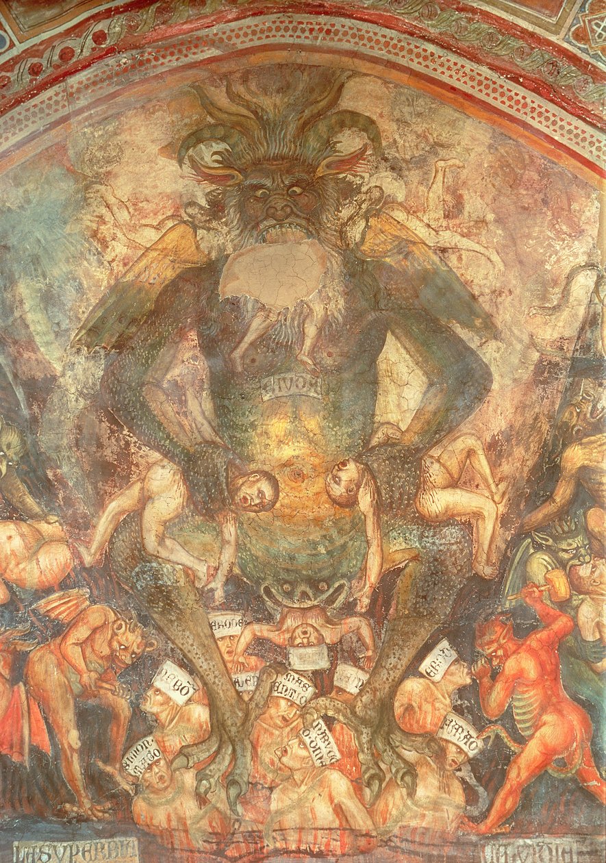 Il Giudizio Universale (dettaglio) da Taddeo di Bartolo