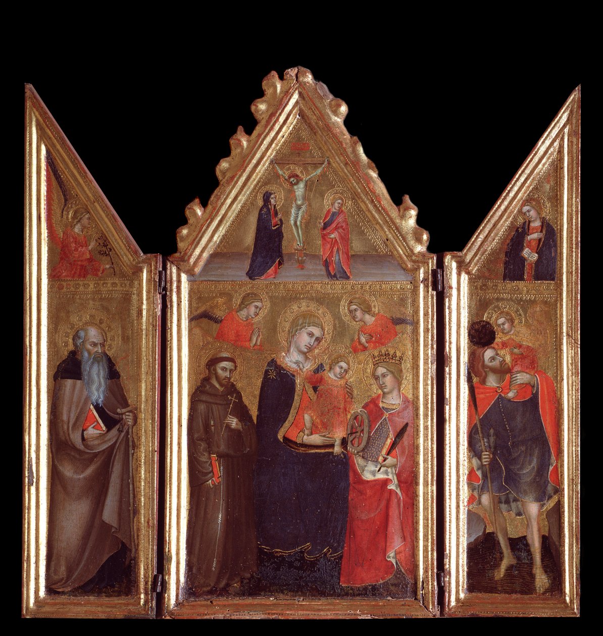Vergine con bambino e santi da Taddeo di Bartolo