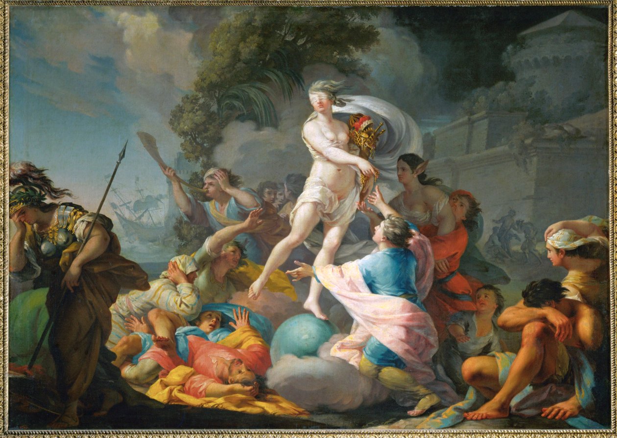 Fortuna (olio su tela) da Taddeusz (1727-1793) Kuntze