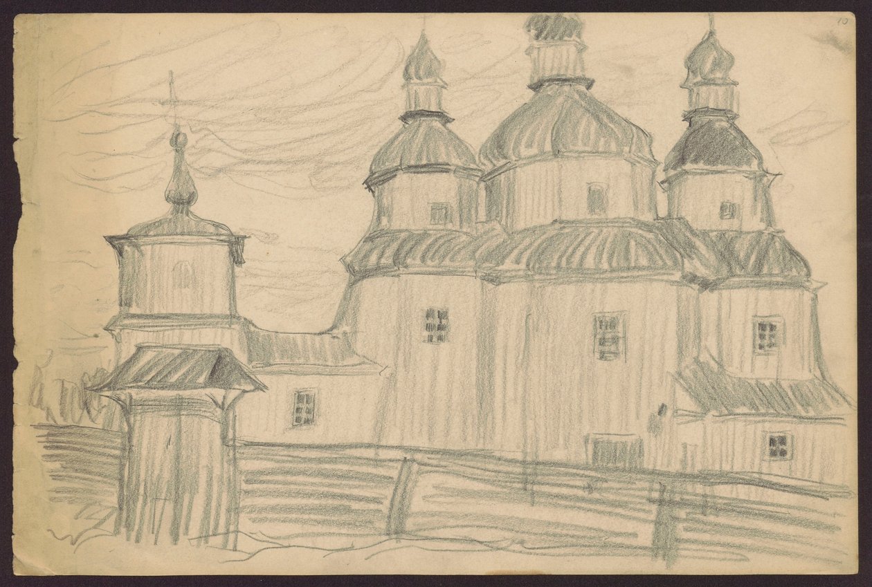 Piccola chiesa ortodossa da Tadeusz Makowski