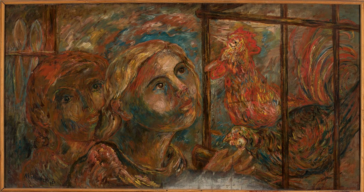 I bambini e i galli da Tadeusz Makowski